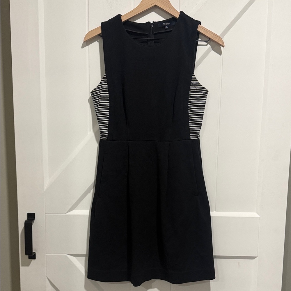 Madewell Black Sleeveless Dress